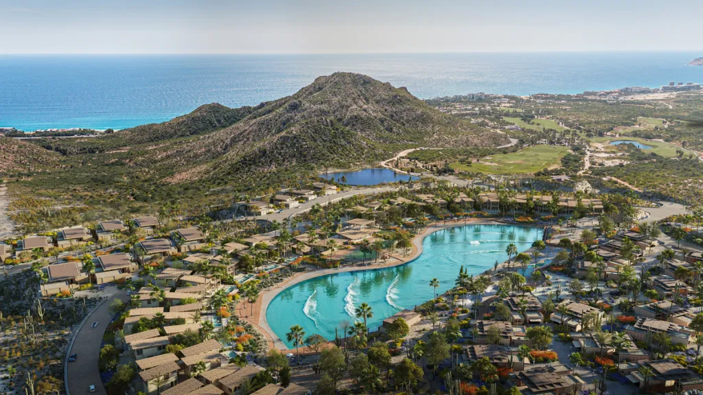 The Cabo Real Surf Club will feature North America’s first private Endless Surf wave basin and homes